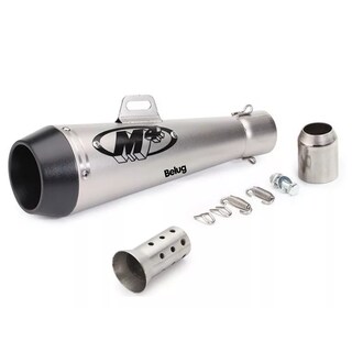 Foto 2 | Escape Moto Belug Deportivo 51mm Acero Inoxidable Y Silenciador M4 Plata