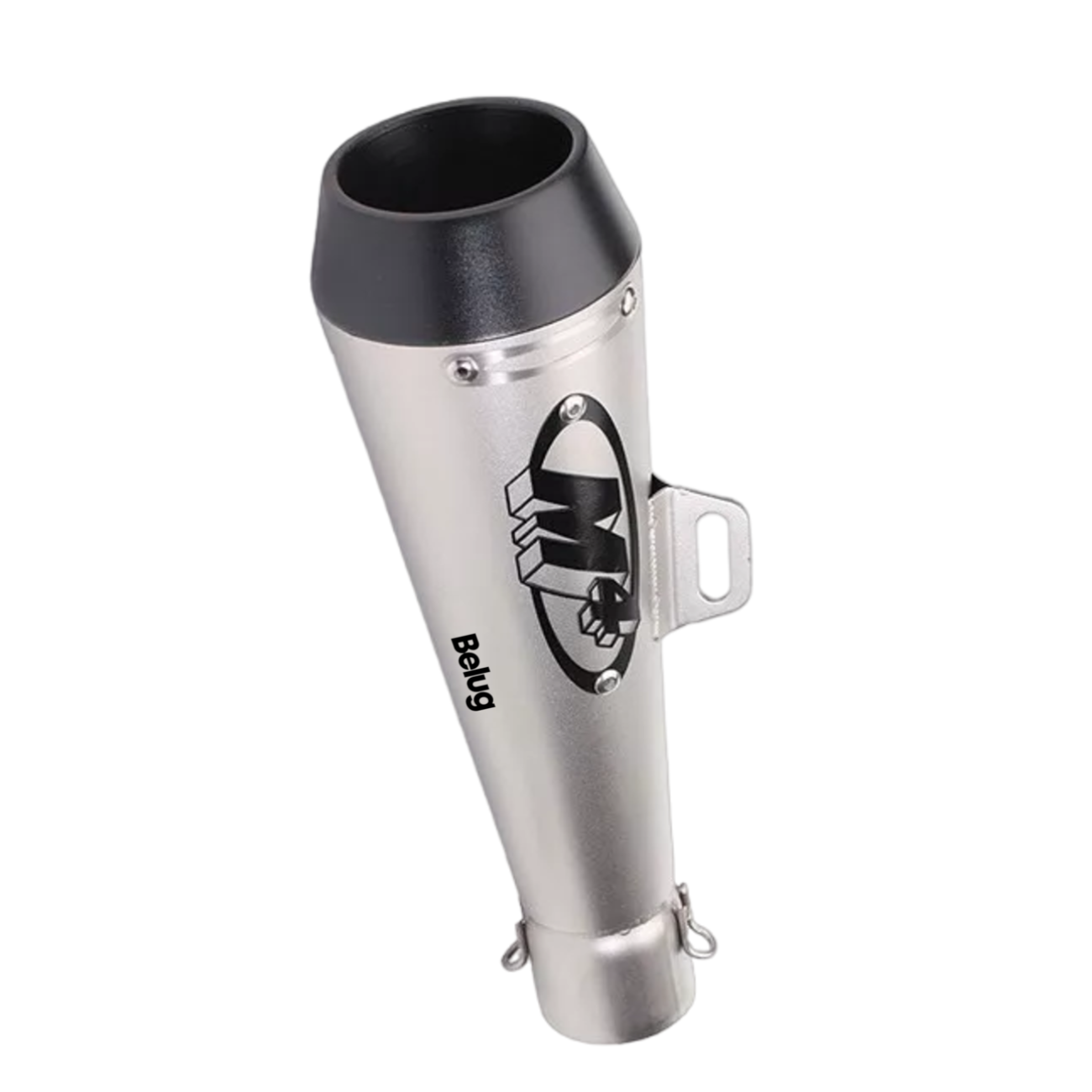 Foto 5 pulgar | Escape Moto Belug Deportivo 51mm Acero Inoxidable Y Silenciador M4 Plata