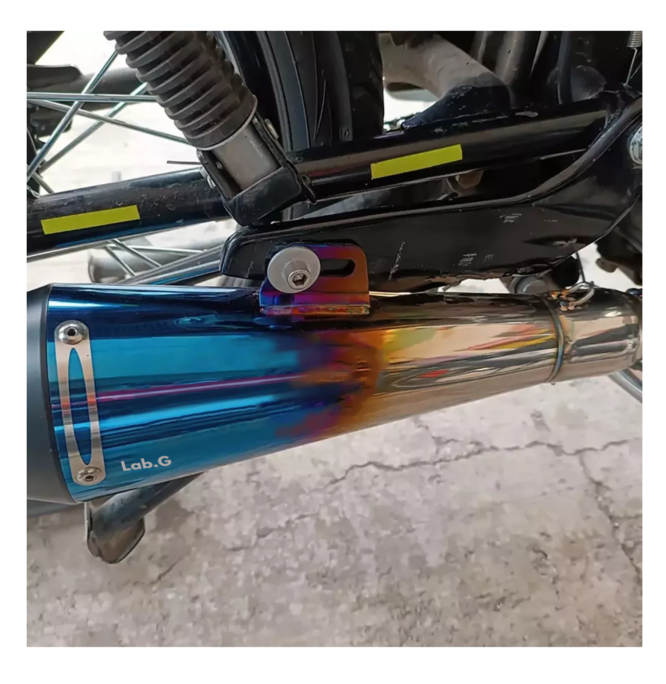 Foto 5 pulgar | Escape Para Moto Deportivo Acero Inoxidable Y Silenciador M4 Plata