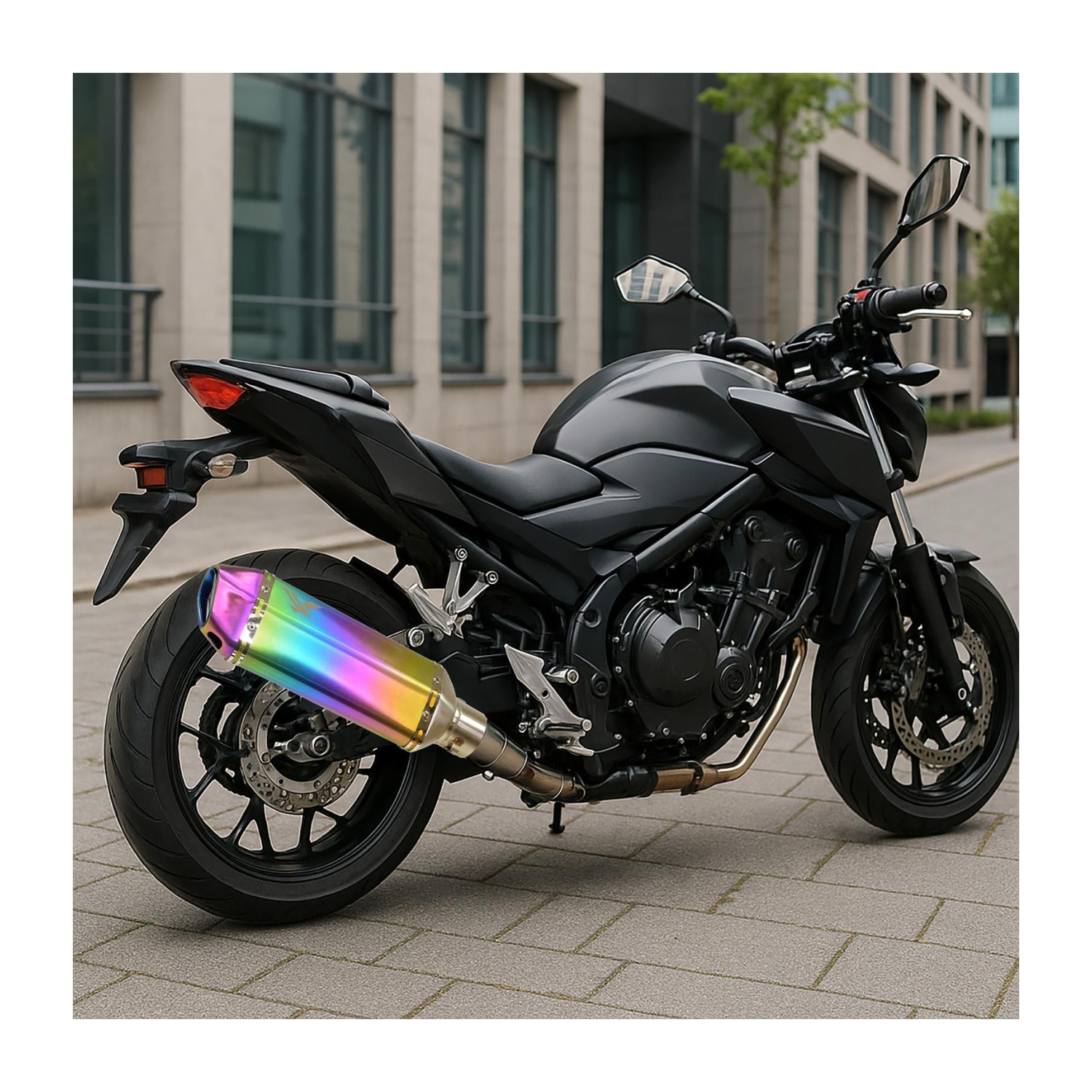 Foto 5 | Escape Moto Acero Deportivo Tornasol Universal Silenciador Gutstark
