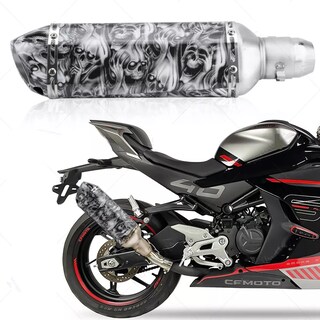 Foto 2 | Escape Silenciador Deportivo P/moto Estilo Calavera Eo Safe Imports Esi-12377 Multicolor
