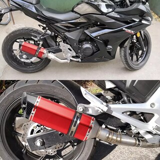 Foto 3 | Escape para Moto Deportivo y Silenciador Inoxidable Eo Safe Imports Esi-17937 Rojo
