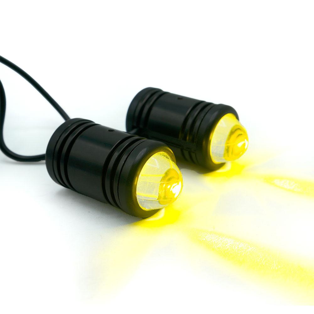 Foto 4 pulgar | Faro Led Con Lupa Tipo Cilindro Para Motocicleta