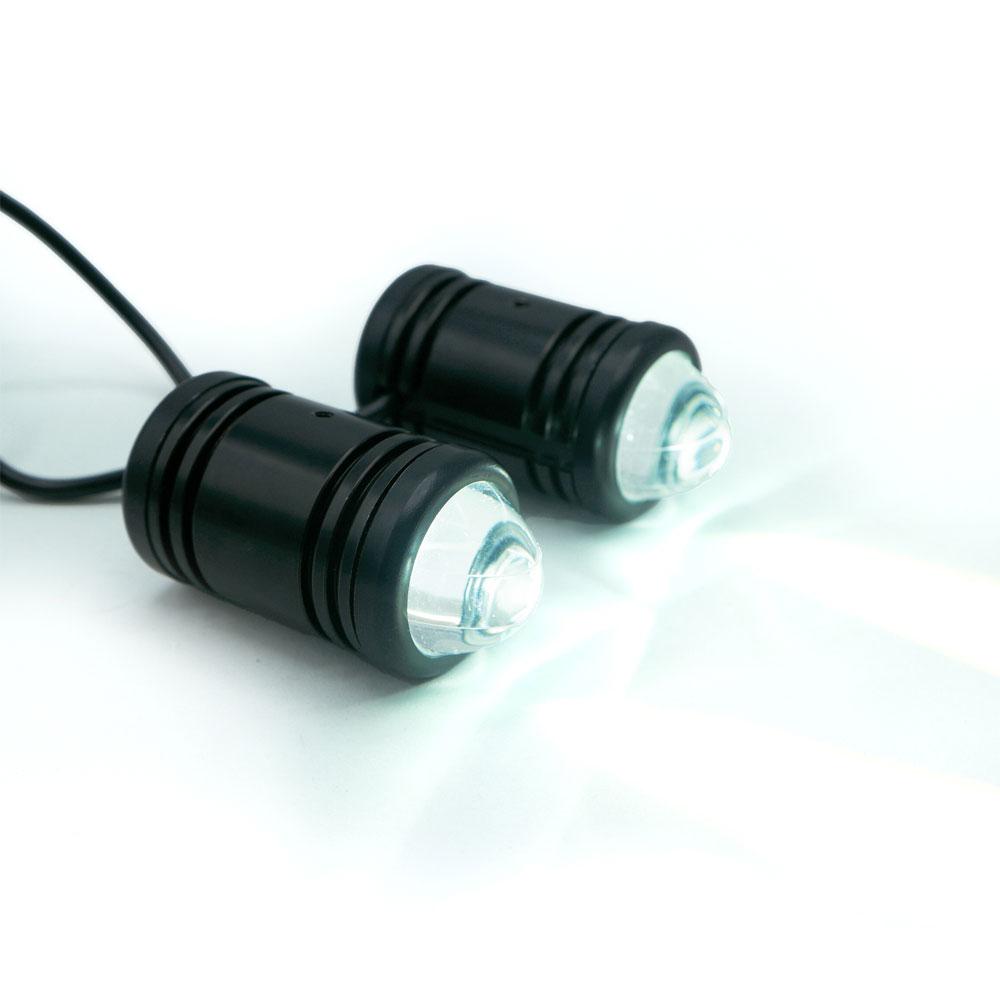 Foto 5 pulgar | Faro Led Con Lupa Tipo Cilindro Para Motocicleta