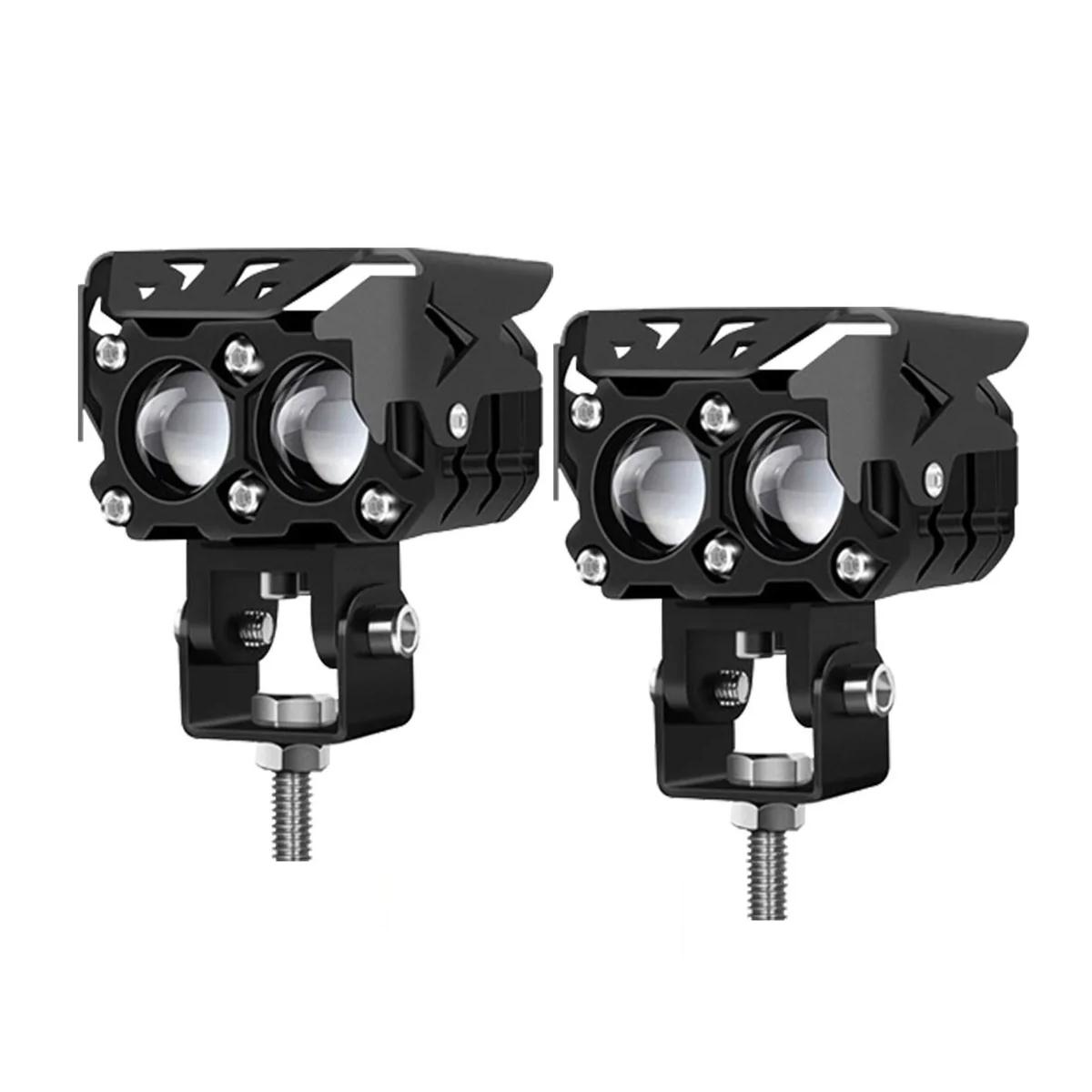 Faros de Lupa Doble Eo Safe Imports ESI-2691 color Negro 2 Piezas