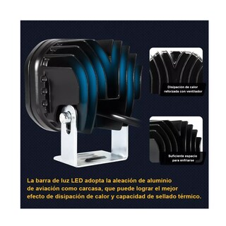 Foto 3 | Faros Eo Safe Imports ESI-4589 color Negro 40w para Motocicleta o Jeep 1 Par