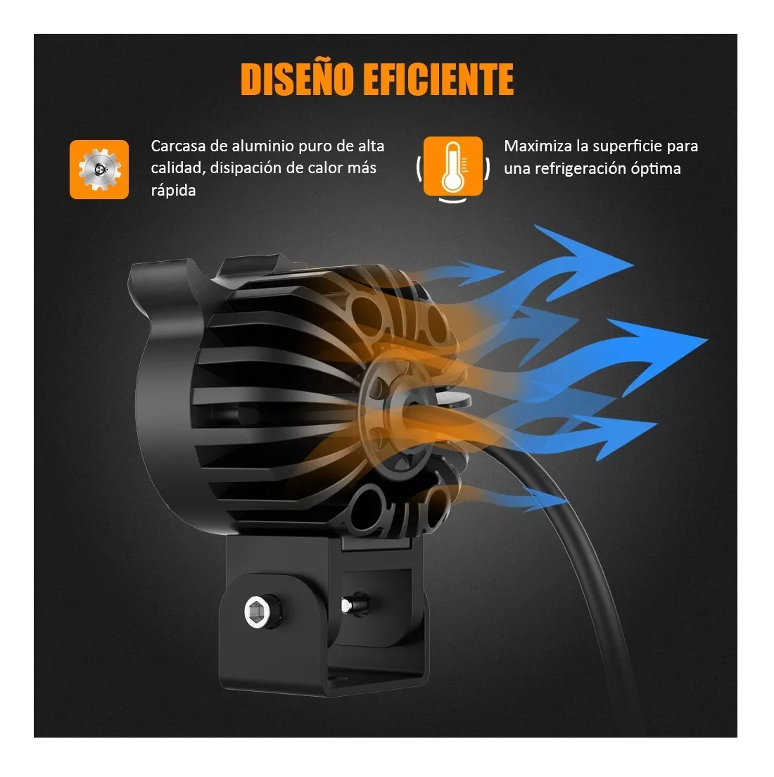 Foto 5 pulgar | Par Faros Auxiliares Belug Led 80w Alta/baja Auto Moto 2ps