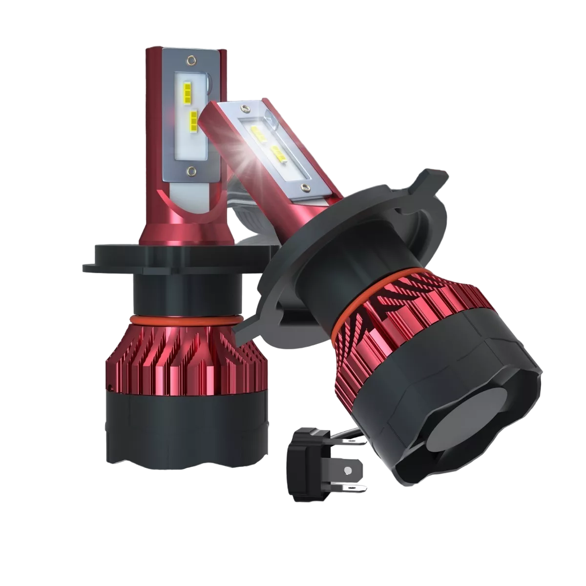 Kit De Faros Delanteros Led H4 Luz Alta Y Baja 70w