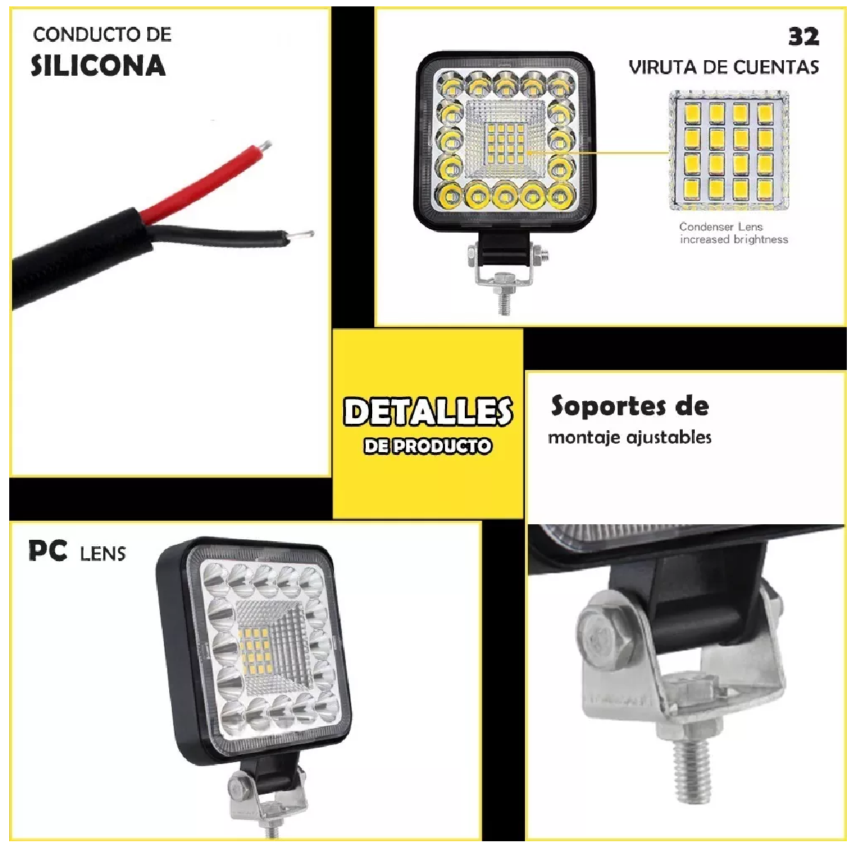 Foto 5 pulgar | Faros de Luz Led Eo Safe Imports Esi6133 para Motocicleta