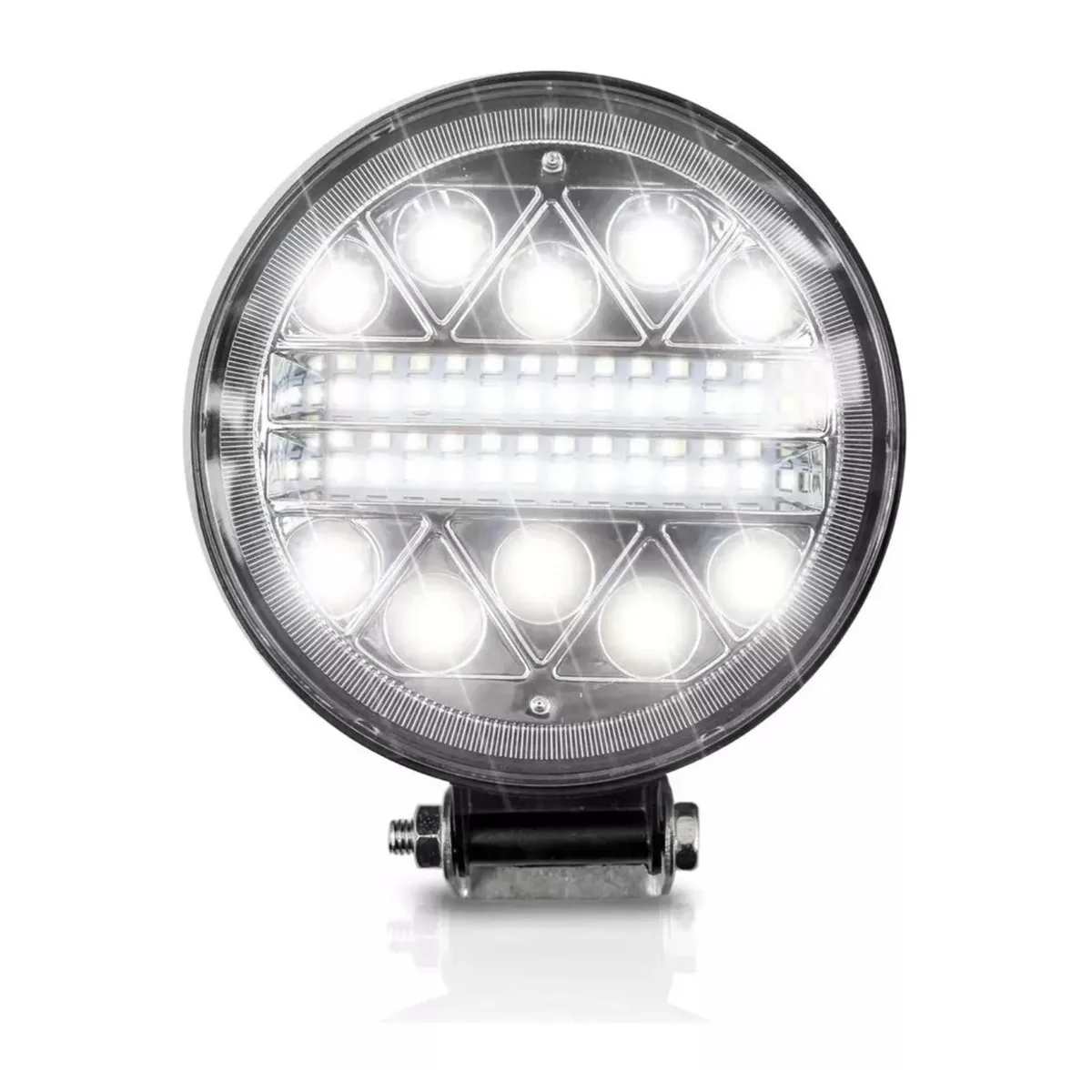 Foto 4 pulgar | Par Faro 34 LED Eo Safe Imports Esi-6141 Auto Moto Luz Fija y Estrobo Negro