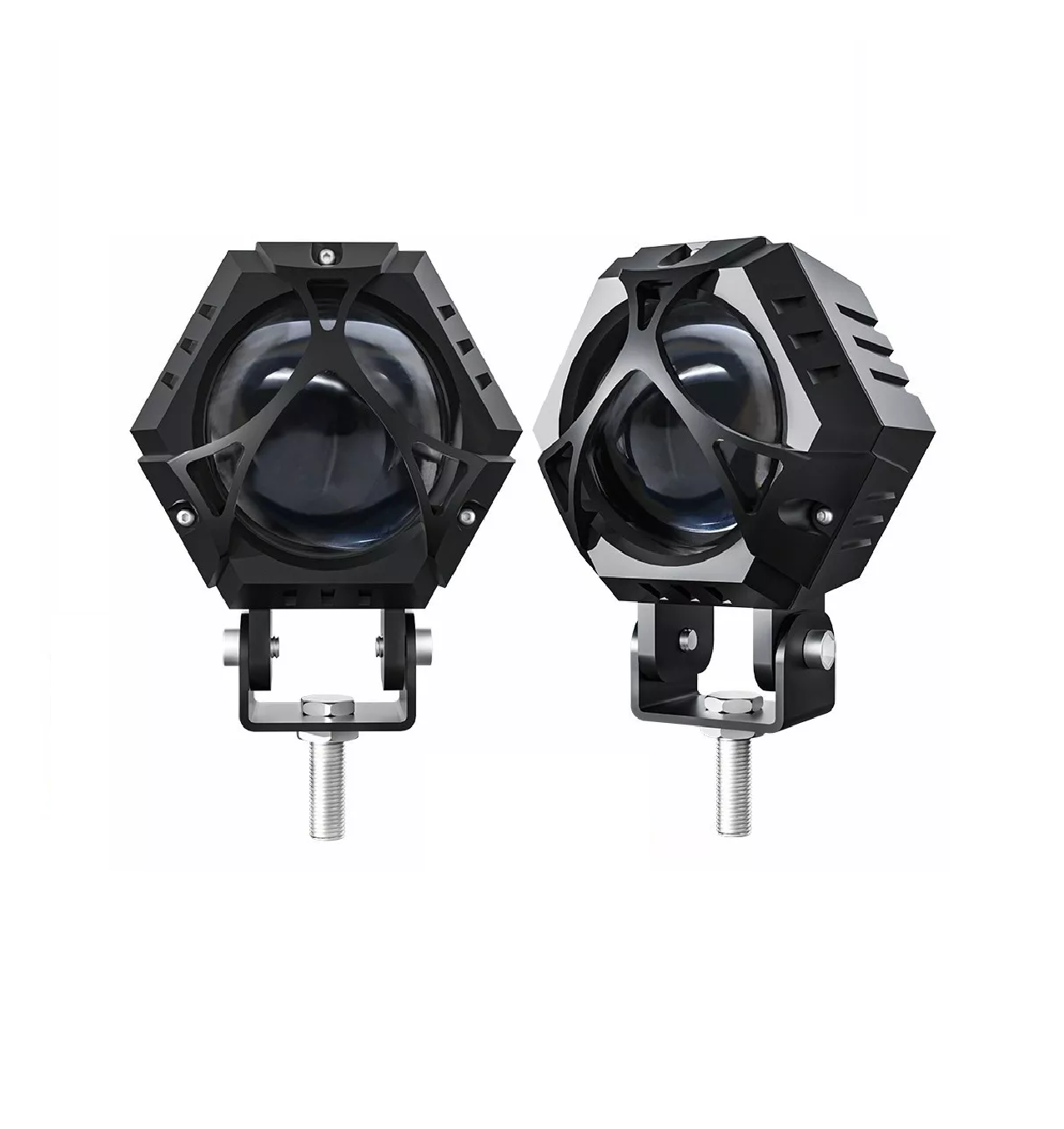 Foto 2 pulgar | Faros Auxiliares Lupa 120w Belug para Auto Moto con Estrobo 2pcs