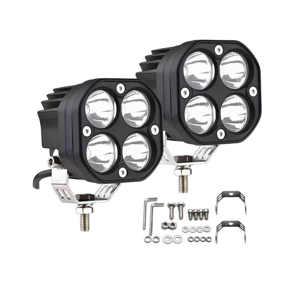 Faro Auxiliar LED BELUG color Blanco para Carro 40W 2 PZAS