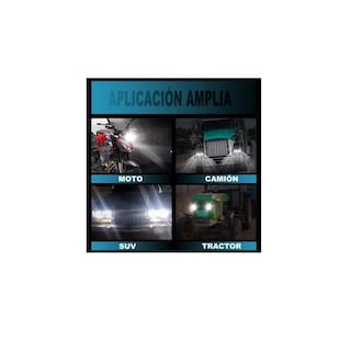 Foto 5 | Faros Led De Luz Alta - Baja para Camioneta Jeep
