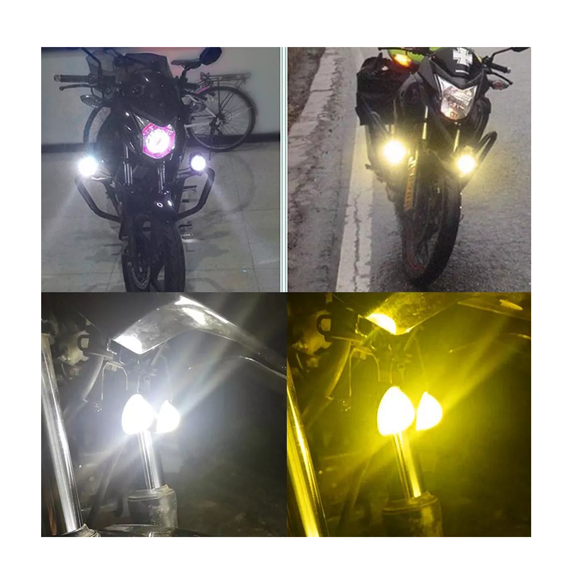 Foto 4 pulgar | Faros Auxiliares Led Doble Color Luz Para Auto Moto Eo Safe Imports 1 Par