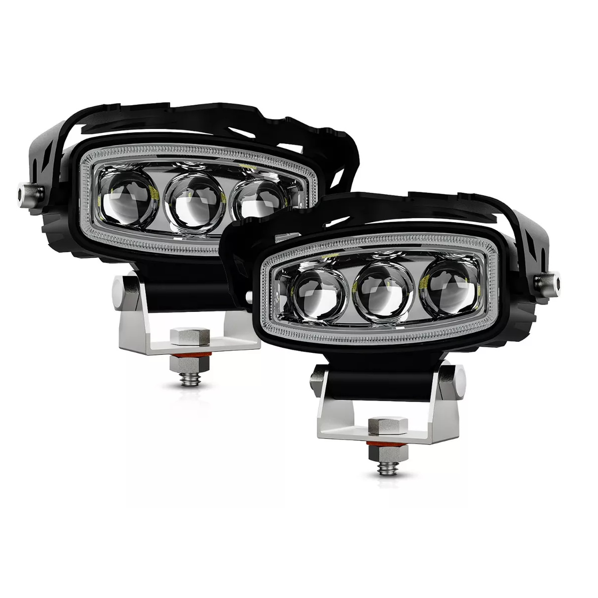 Foto 1 | Faros LED Exploradoras con Lupa Estrobo  Alto Brillo para Moto y Auto