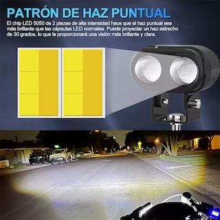Foto 2 | Faros Led Auxiliares para Motos Auto 80 w Eo Safe Imports 1 Par