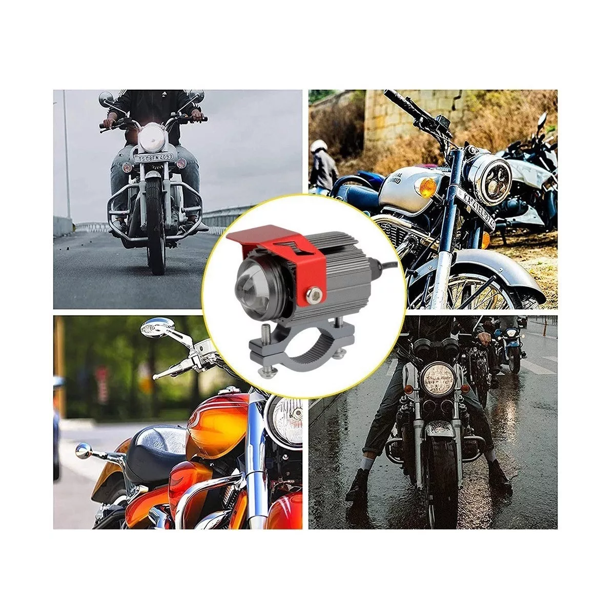 Foto 2 | Faros Lupa Doble Exploradoras para Auto Moto 60 w Eo Safe Imports 1 Par