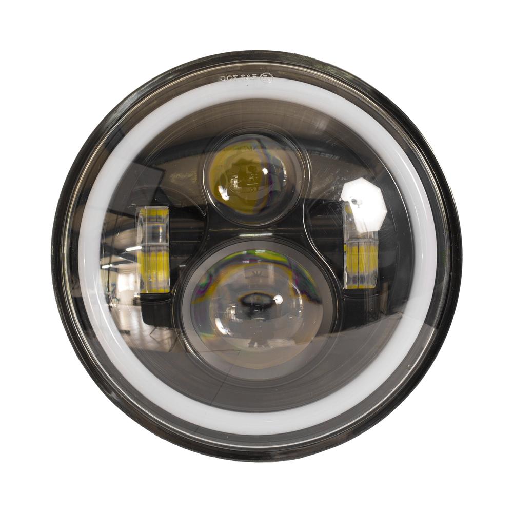 Foto 3 pulgar | Faro Led Universal Para Motocicleta 7 Pulgadas 12v 12w Kinlley