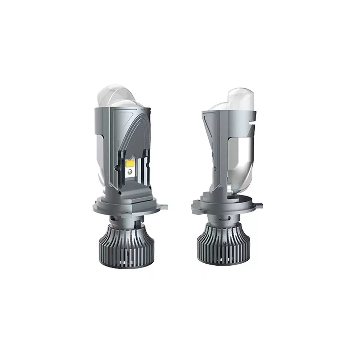 Foto 2 pulgar | Faros Led H4 con Lente Mini Led de 20000 Lm Eo Safe Imports Esi-17061 Gris