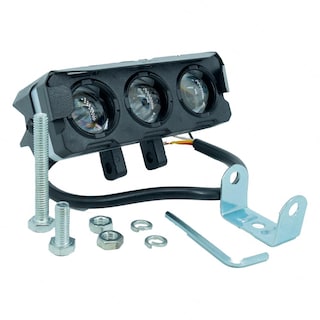Foto 1 | Faro Led Rectangular Para Moto Rasen 3 Lupas Luz Amarilla-blanca