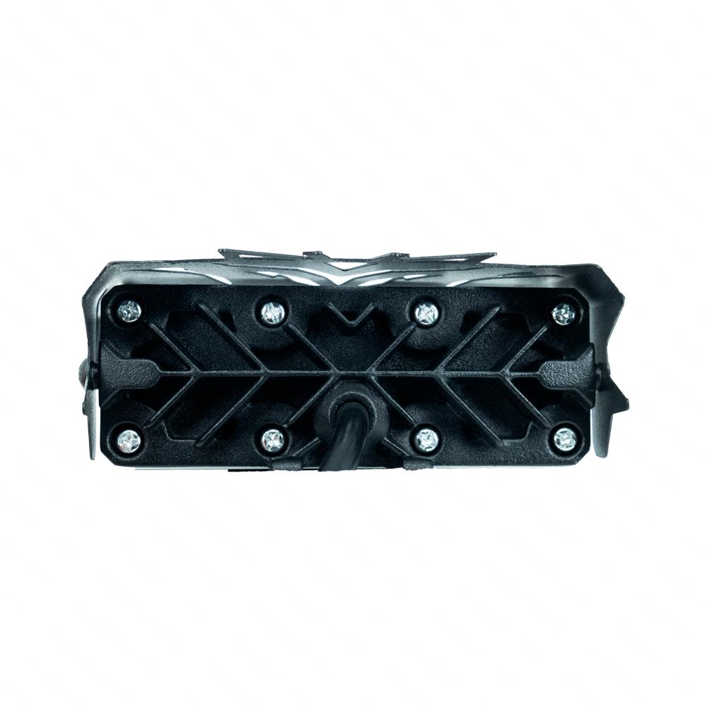 Foto 7 | Faro Led Rectangular Para Moto Rasen 3 Lupas Luz Amarilla-blanca