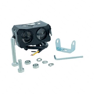 Foto 1 | Faro Led Rectangular Para Moto Rasen 2 Lupas Luz Amarilla-blanca