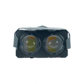 Foto 5 | Faro Led Rectangular Para Moto Rasen 2 Lupas Luz Amarilla-blanca
