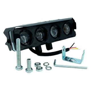 Foto 1 | Faro Led Para Moto Rasen, 4 Lupas, Luz Amarilla-blanca Y Halo