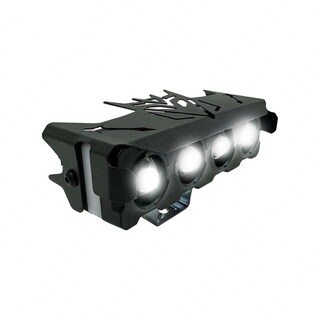 Foto 2 | Faro Led Para Moto Rasen, 4 Lupas, Luz Amarilla-blanca Y Halo