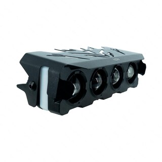 Foto 6 | Faro Led Para Moto Rasen, 4 Lupas, Luz Amarilla-blanca Y Halo