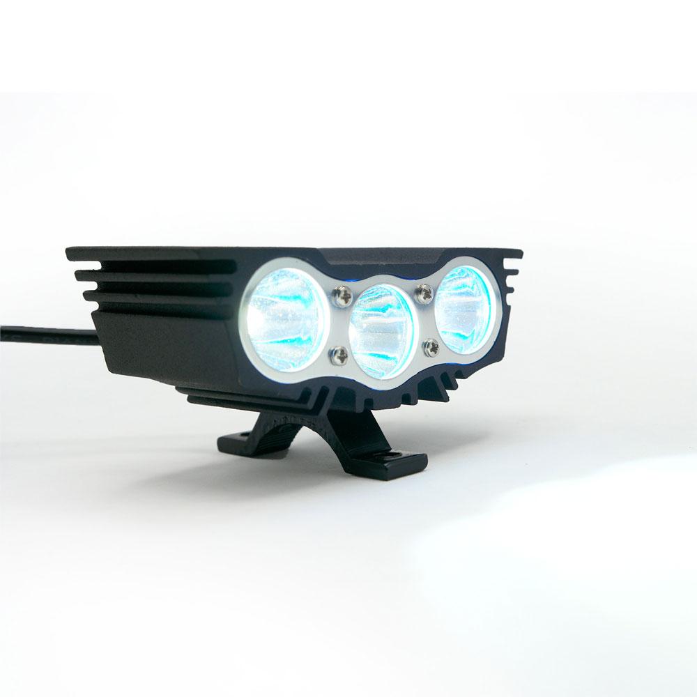 Foto 2 | Faro Auxiliar Led Tipo Halcon 3 Led Con Luz Blanca Alta, Baja Y Estrobo Para Motocicleta