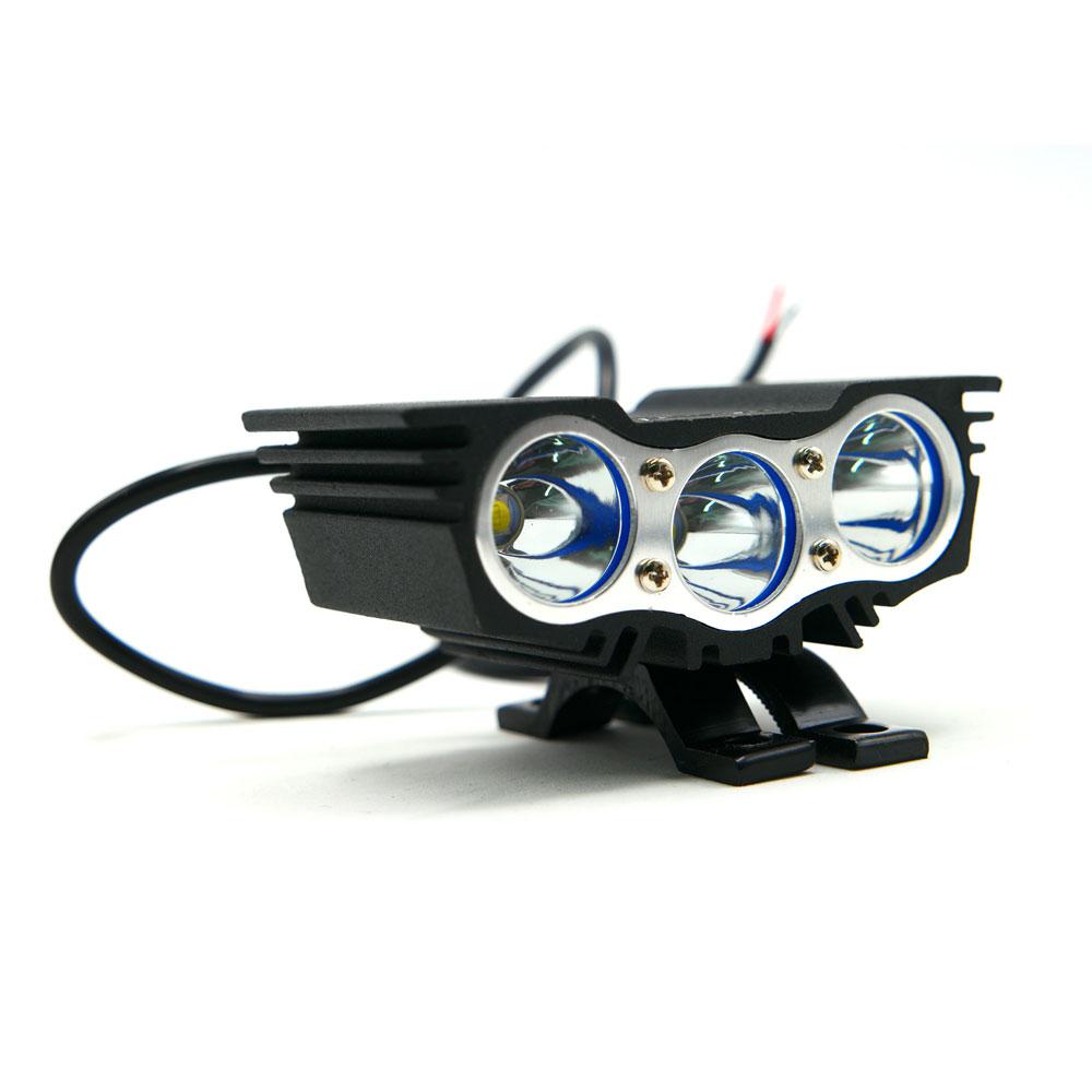 Foto 5 | Faro Auxiliar Led Tipo Halcon 3 Led Con Luz Blanca Alta, Baja Y Estrobo Para Motocicleta