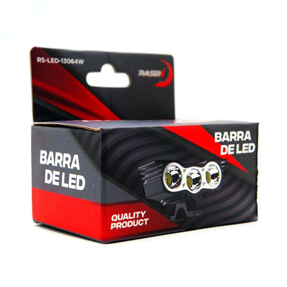 Foto 8 | Faro Auxiliar Led Tipo Halcon 3 Led Con Luz Blanca Alta, Baja Y Estrobo Para Motocicleta