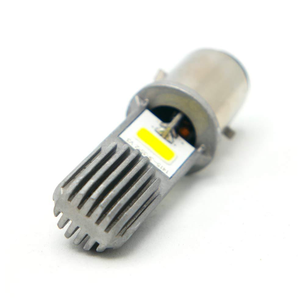 Foto 4 | Foco De Faro Plata Led Premium Media Vuelta Para Motocicleta