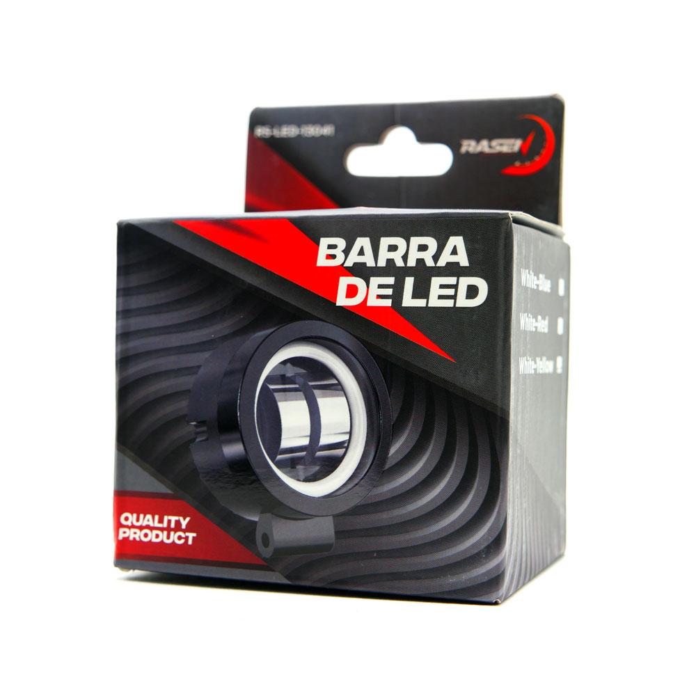 Foto 8 pulgar | Faro 2 Led Redondo Con Lupa Luz Blanca Fija Y Estrobo Opcional Para Motocicleta