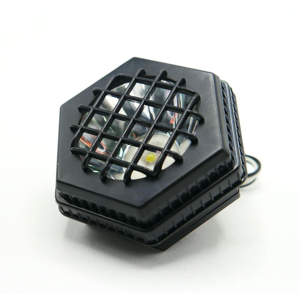 Faro Con Rejillas Led Luz Blanca Alta, Baja Y Estrobo Para Motocicleta $229