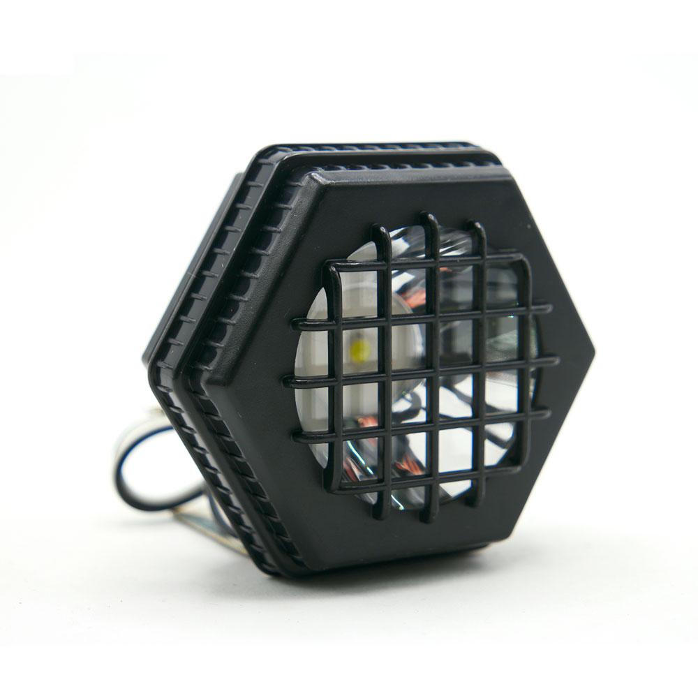 Foto 5 pulgar | Faro Con Rejillas Led Luz Blanca Alta, Baja Y Estrobo Para Motocicleta