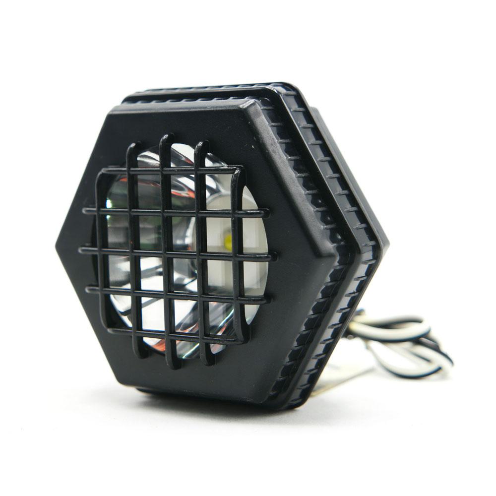 Foto 5 | Faro Con Rejillas Led Luz Blanca Alta, Baja Y Estrobo Para Motocicleta
