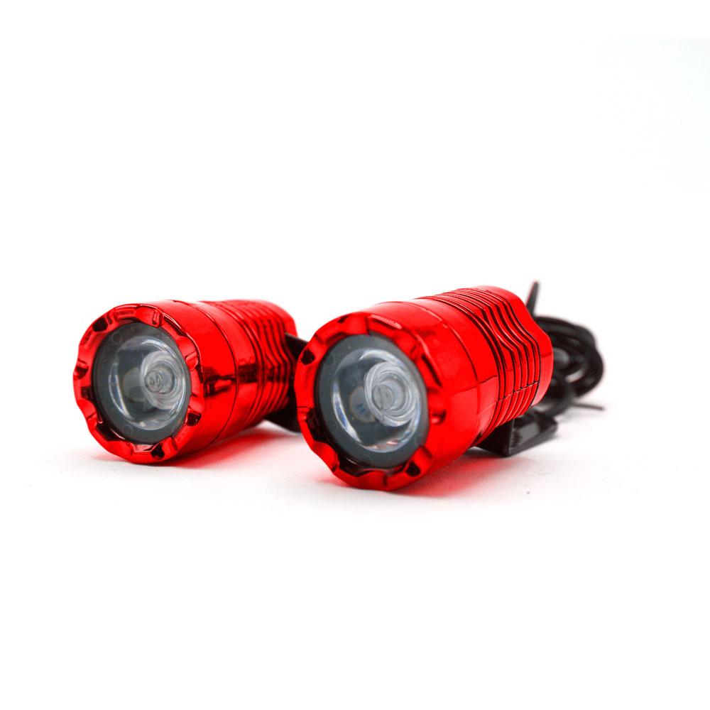 Faro Led Auxiliar Luz Trasero O Delantero Fija 1 Led Para Motocicleta