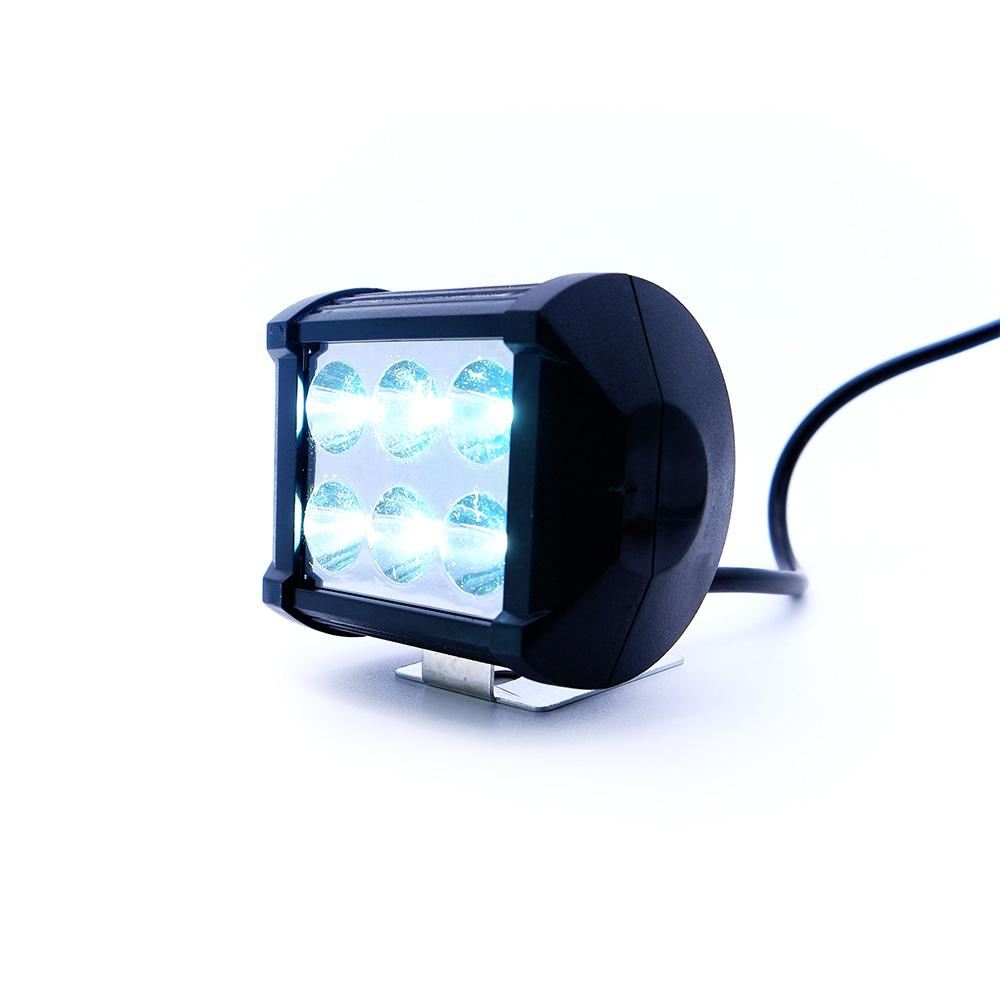 Foto 3 pulgar | Faro Auxiliar Led con Estrobo 6 Led para Motocicleta