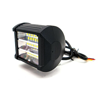 Foto 2 | Faro Auxiliar Led con Estrobo 18 Led para Motocicleta