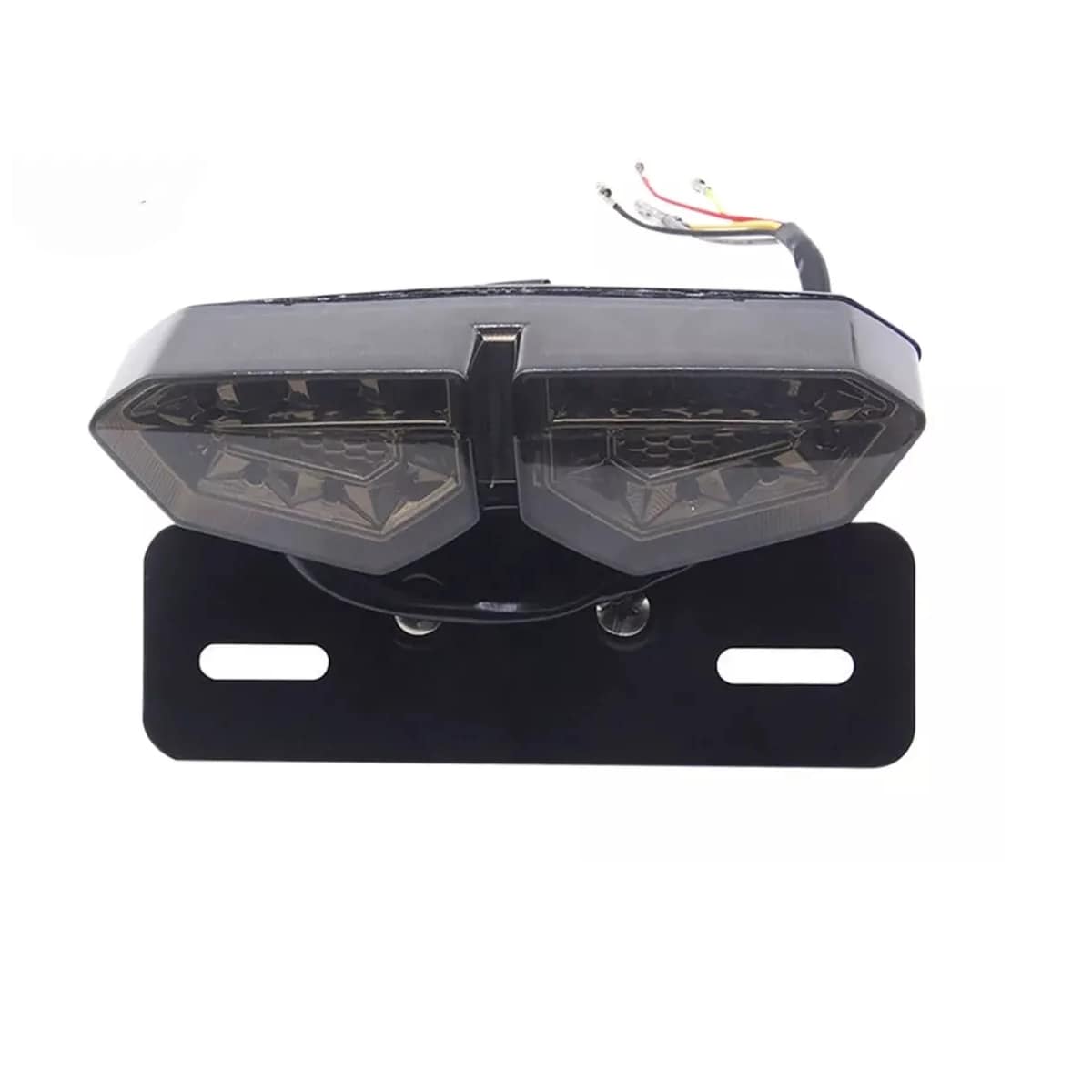 Led Stop Direccionales y Porta Placa para Motocicleta Universal  Eo Safe Imports Negro $649