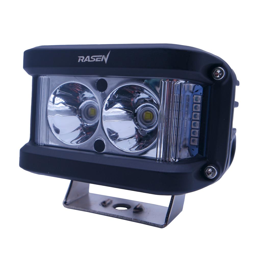 Foto 4 | Faro para Moto Rasen Rectangular Auxiliar Led