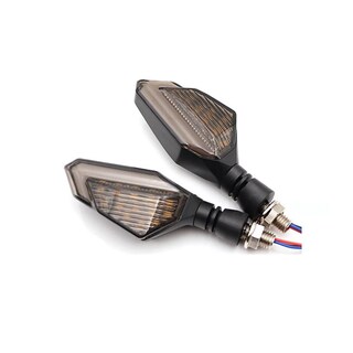 Foto 1 | Direccionales Focos Faros Led Motocicleta Neon Universal 2pz Esi-6124 Ambar / Blanco