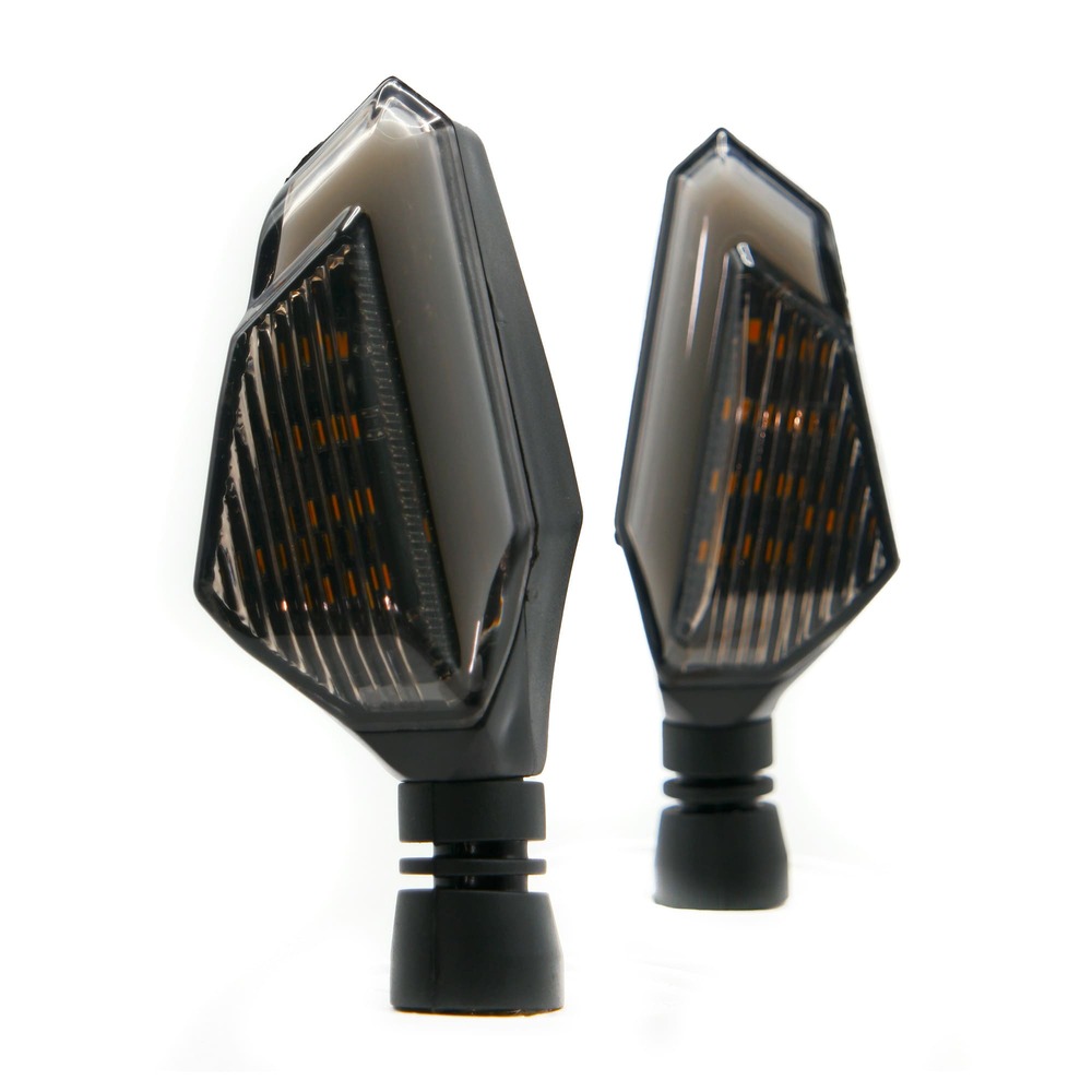 Foto 7 pulgar | Direccionales para Moto Rasen RS-DIR-0019Y-BU LED Bicolor Secuencial Universal
