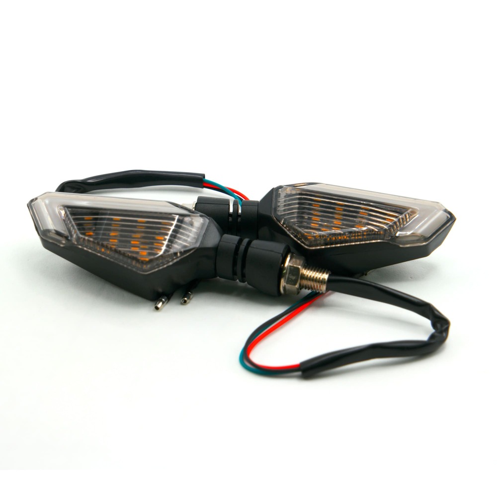 Foto 8 pulgar | Direccionales para Moto Rasen RS-DIR-0019Y-BU LED Bicolor Secuencial Universal