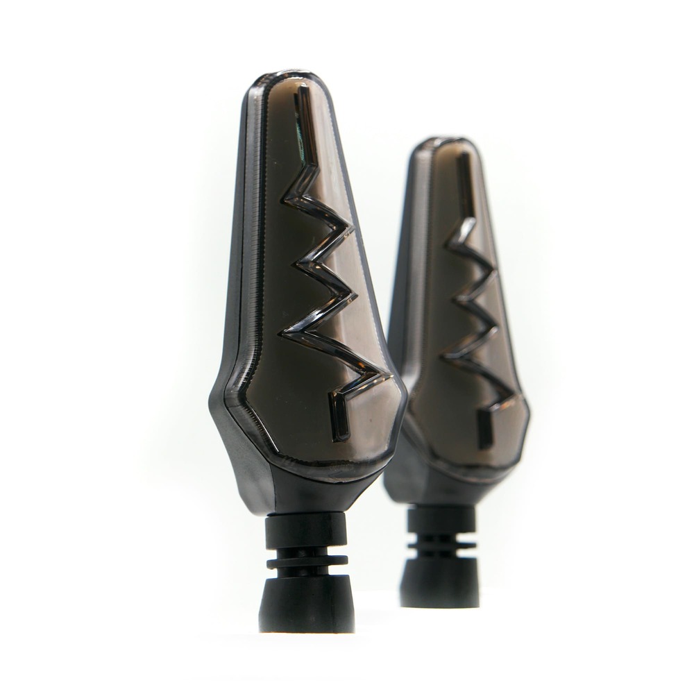 Foto 5 pulgar | Direccionales para Moto Rasen RS-DIR-0012Y-R LED Bicolor Secuencial Universal