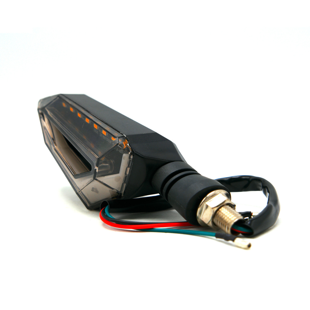 Foto 3 pulgar | Direccionales para Moto Rasen RS-DIR-0016Y-W LED Bicolor Universal