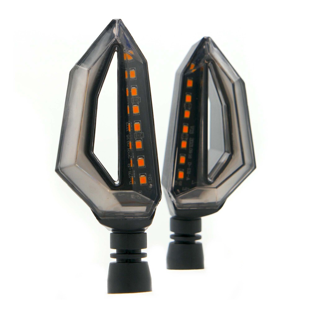 Foto 6 pulgar | Direccionales para Moto Rasen RS-DIR-0016Y-W LED Bicolor Universal