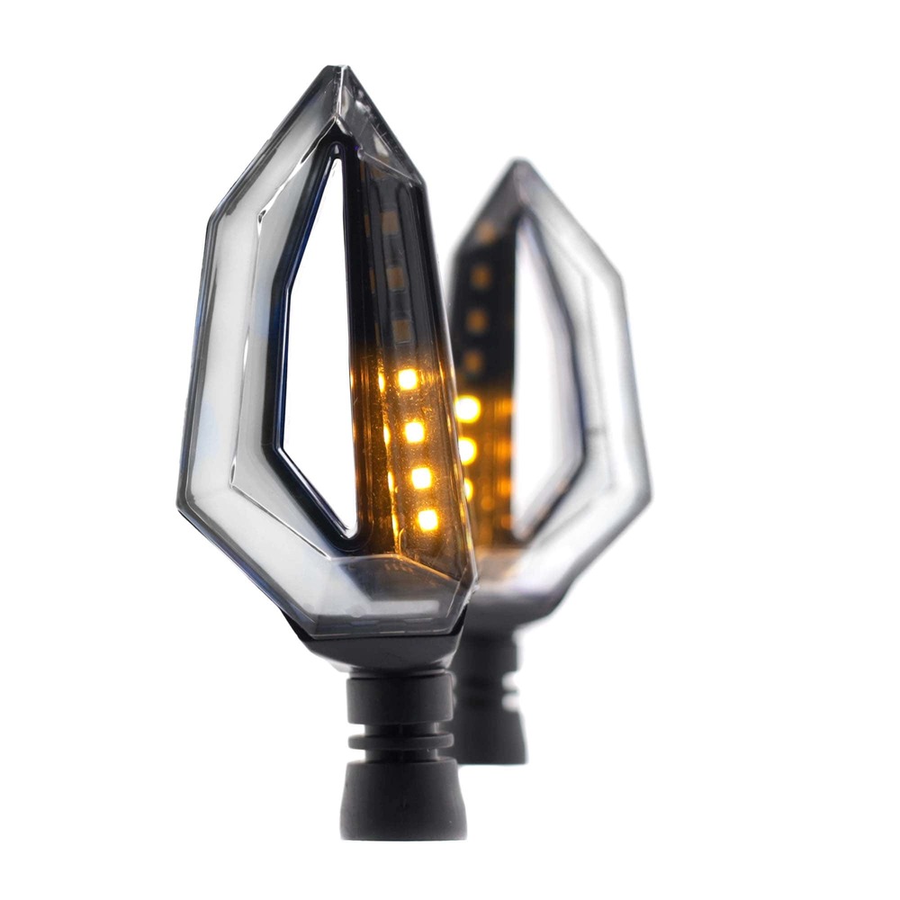 Foto 5 | Direccionales para Moto Rasen RS-DIR-0033Y-W color Amarillo y Blanco Universal 2 Piezas